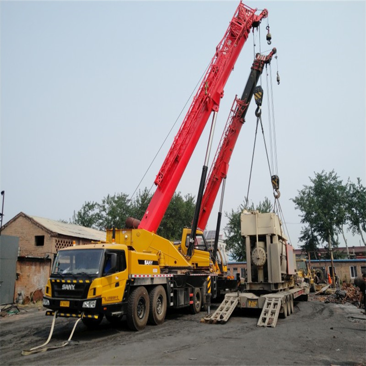 灵寿附近大吊车出租|工地吊装设备租赁